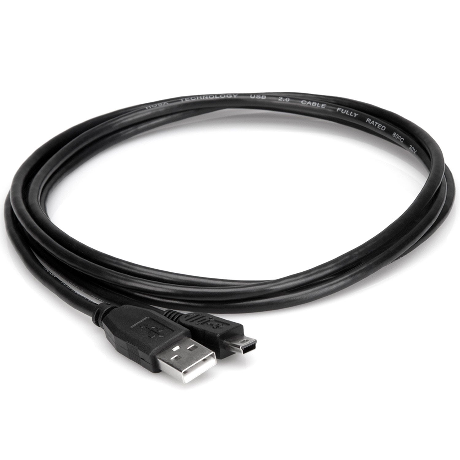 Hosa USB-206AM High Speed USB Cable, Type A to Mini B, 6 feet