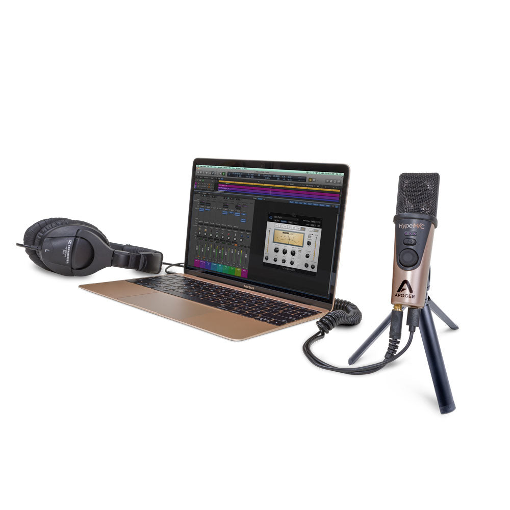 Apogee HypeMiC USB Microphone with Onboard Compressor and Headphone Amp