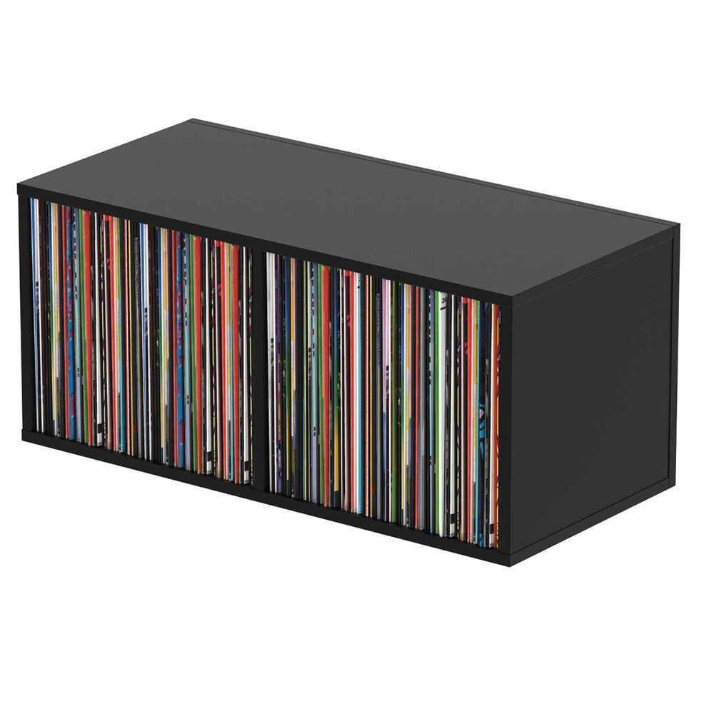 Glorious Record Box 230 - Modular Vinyl Storage Unit (Black)