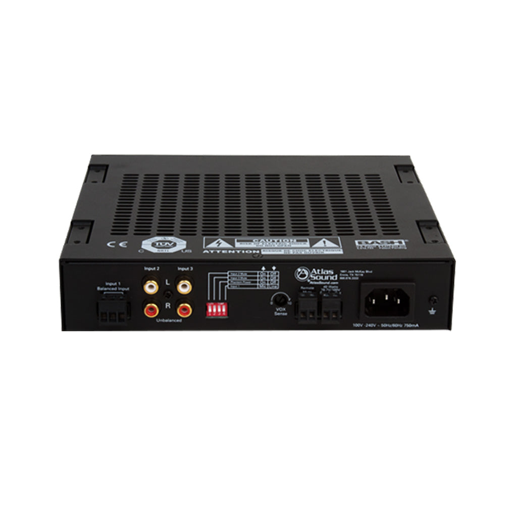 AtlasIED MA40G 3-Channel 40-Watt Mixer Amplifier
