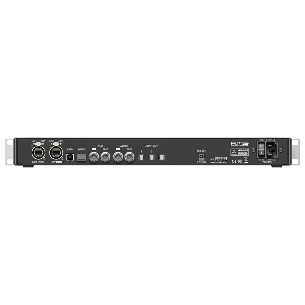 RME 12Mic-D - 12-Channel Digitally Controlled Microphone Preamplifier with Dante / ADAT / MADI