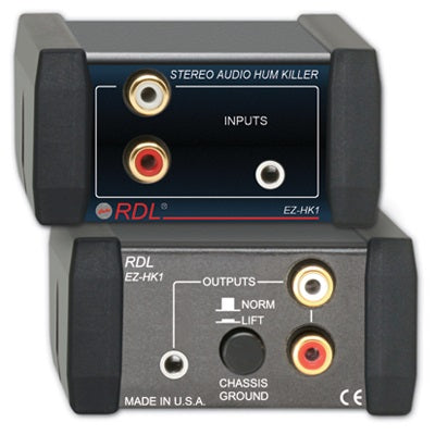 RDL EZ-HK1 Stereo Audio Hum Killer / Eliminator