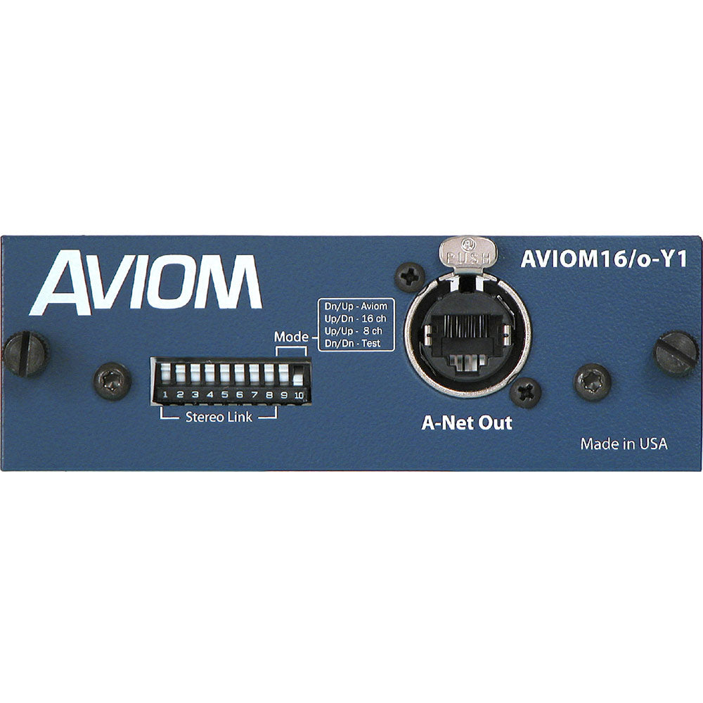 Aviom Aviom16/o-Y1 A-Net Card (for Yamaha Digital Consoles)