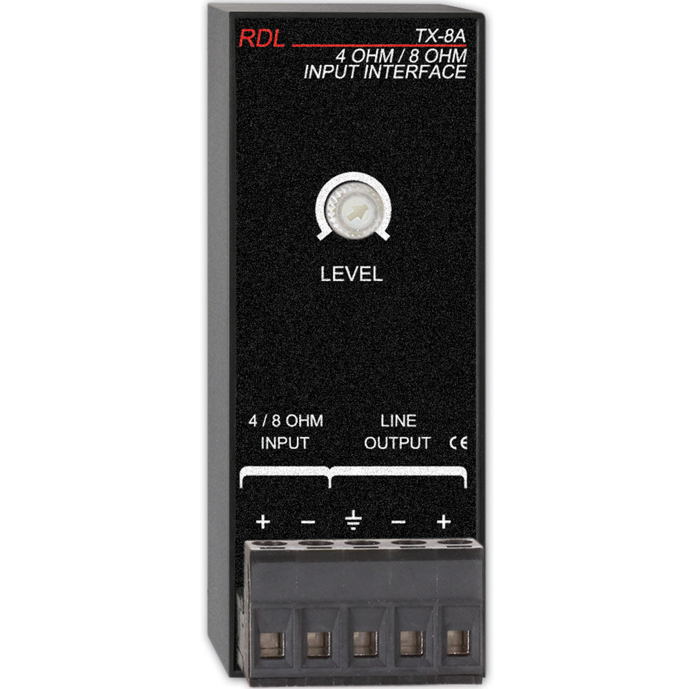 RDL TX-8A 4 Ohm/8 Ohm Input Interface