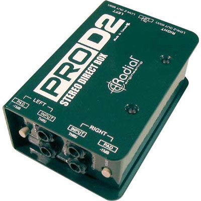 Radial Engineering PROD2 Passive Dual DI Direct Injection Box with Radial Transformer