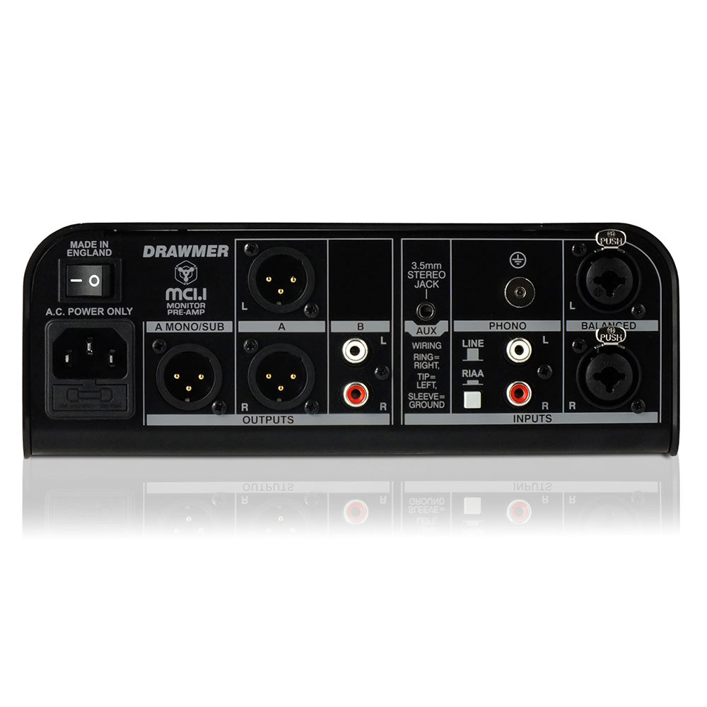 Drawmer MC1.1 3-Input Monitor Preamp/Controller with Phono Input