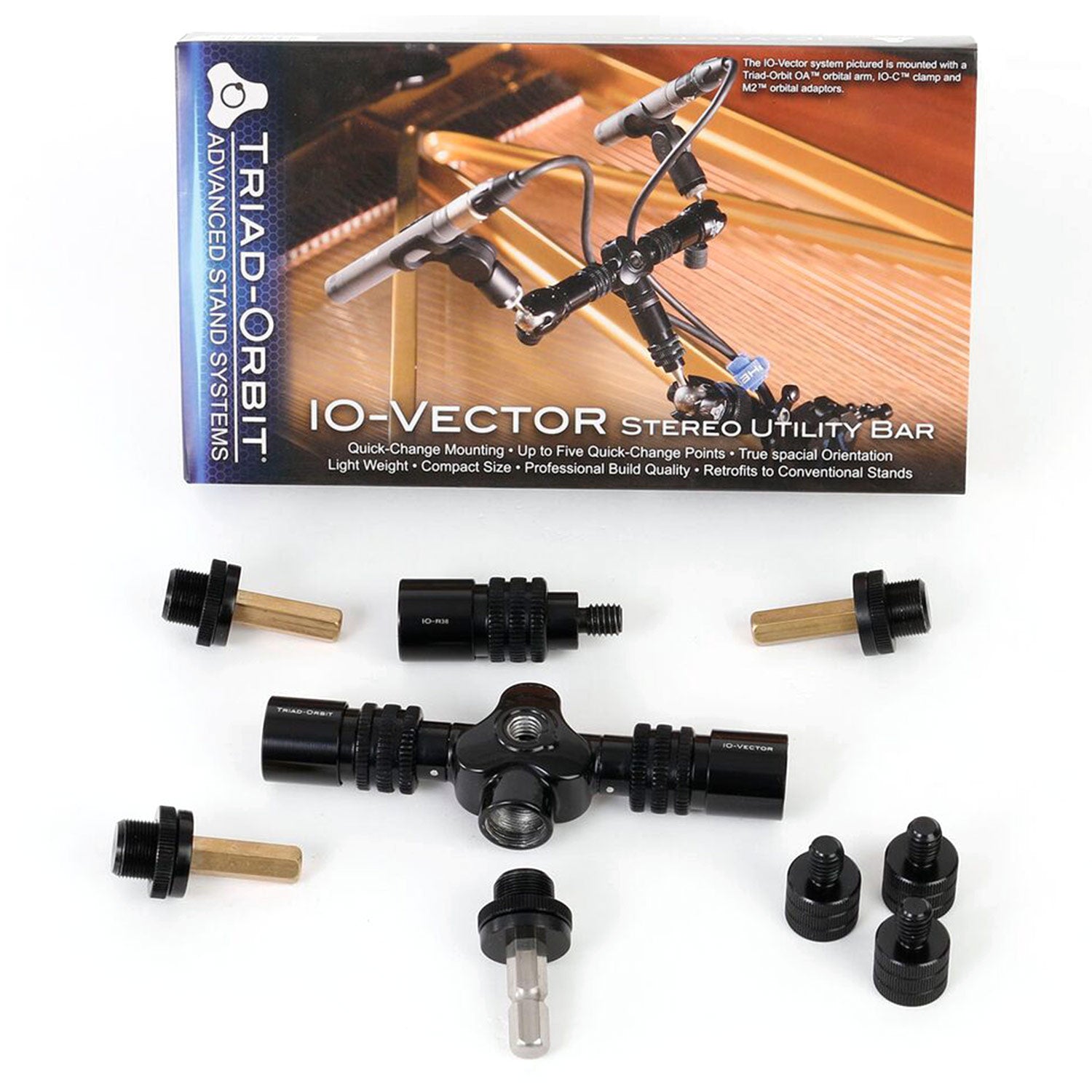 Triad-Orbit IO-Vector Stereo Utility Bar for Triad-Orbit Microphone Stands