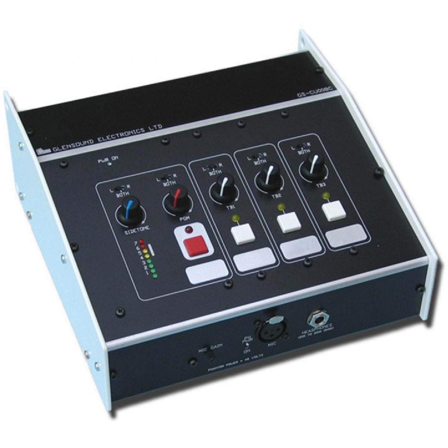 Glensound GS-CU008C - Single Commentators Box With Three Talkback Circuits