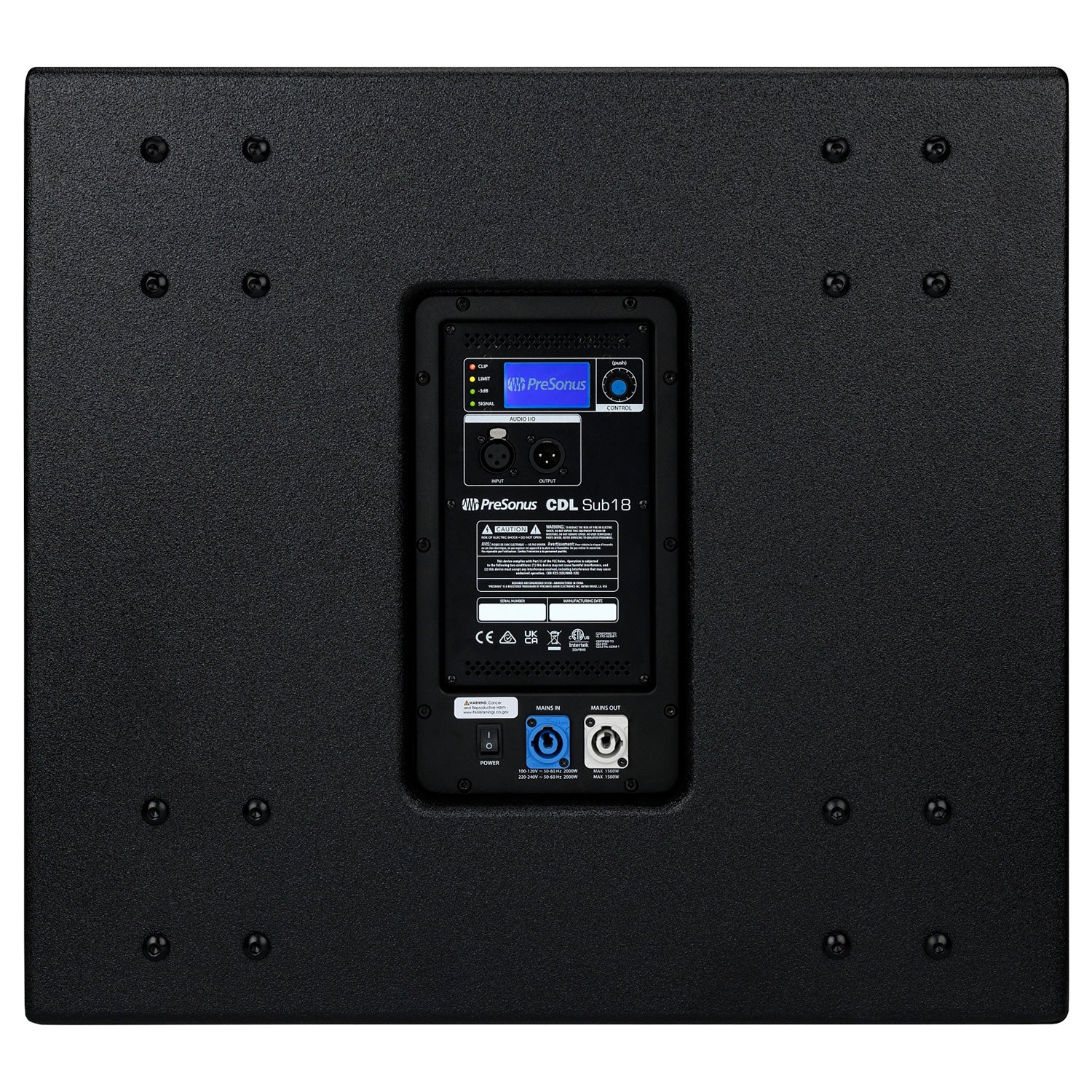 PreSonus CDL Sub18 - Active Subwoofer for CDL Series
