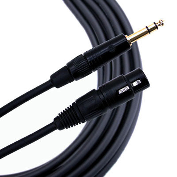 Mogami Gold Series Balanced Patch Cable (TRS to XLRF, 10 Foot)