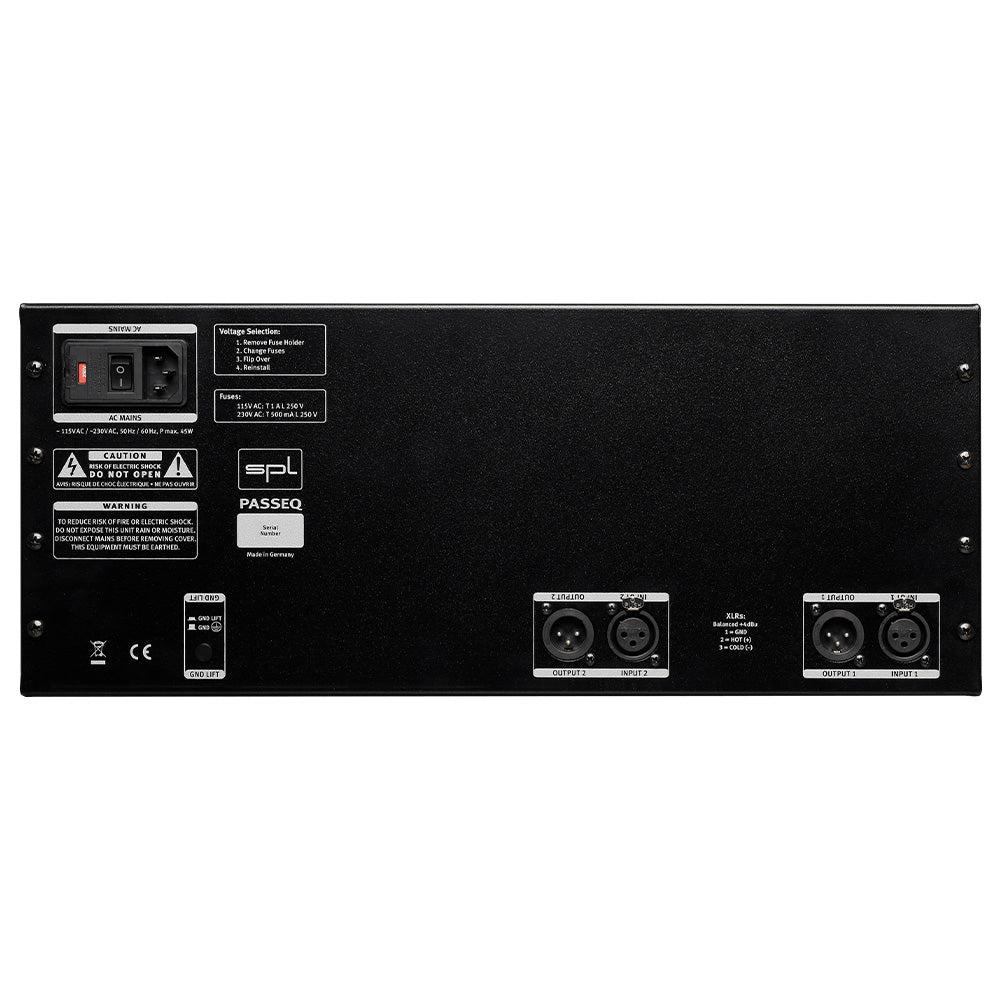 SPL PASSEQ - Stereo Passive Mastering Equalizer (All Black)
