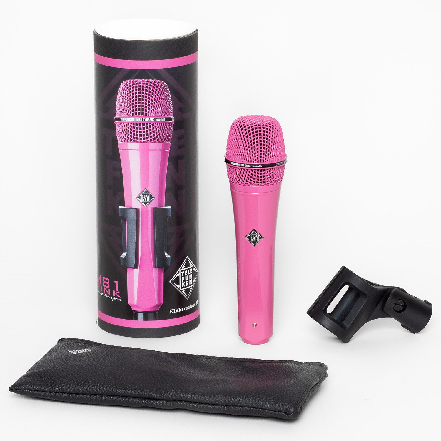 Telefunken M81 - Dynamic Handheld Vocal Microphone (Pink Body / Pink Grill)