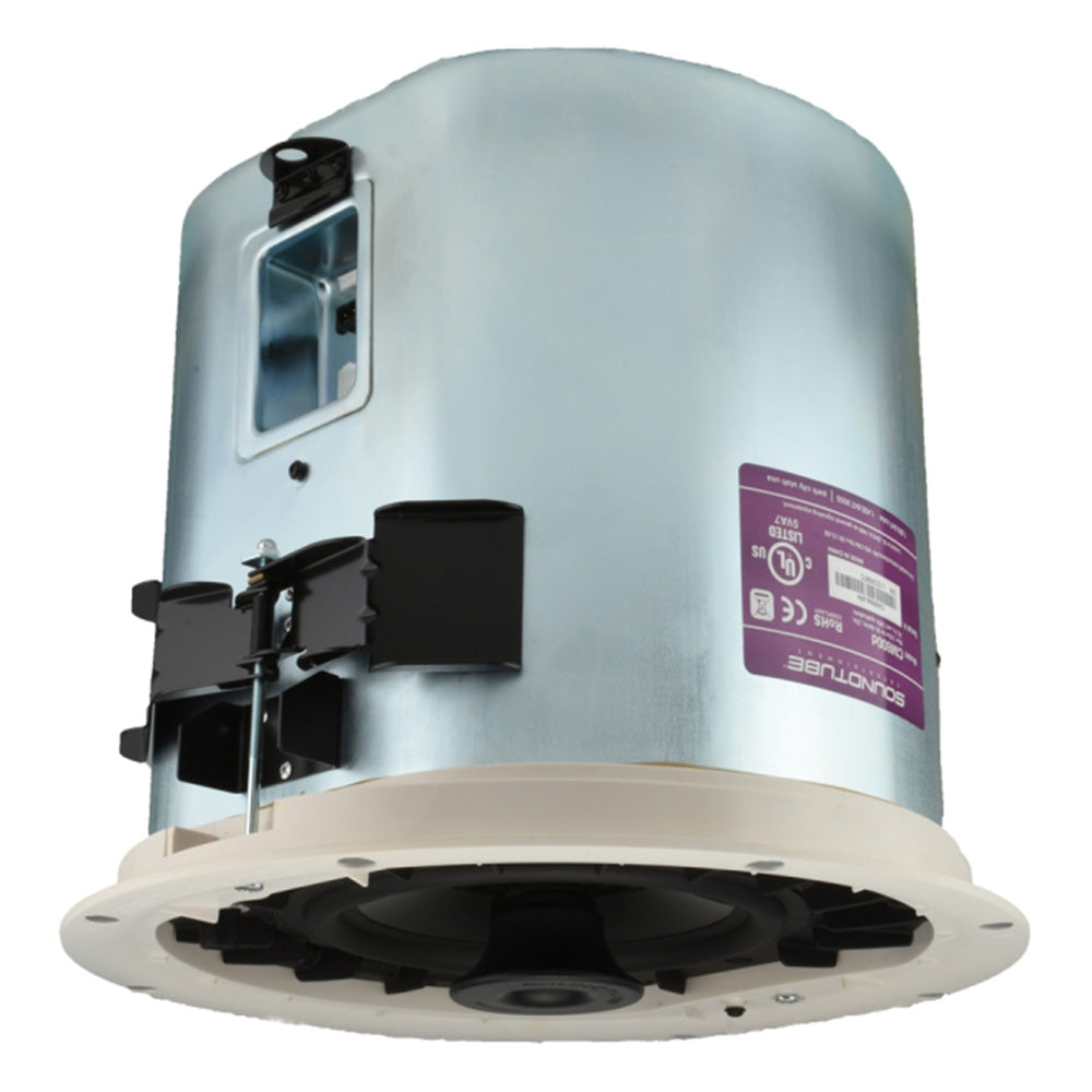 Soundtube CM1001D-T-WH - 10-Inch In-Ceiling Subwoofer with Deep Can and Transformer (White)