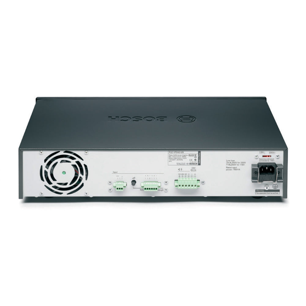 Bosch PLE-1P240-US Installation 240-Watt Plena Amplifier