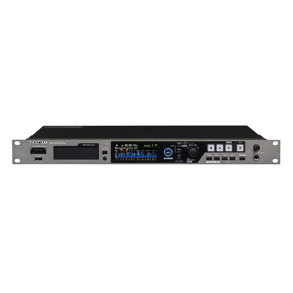 Tascam DA-6400dp 64-Channel Digital Live Multitrack Recorder with Redundant Power Supply