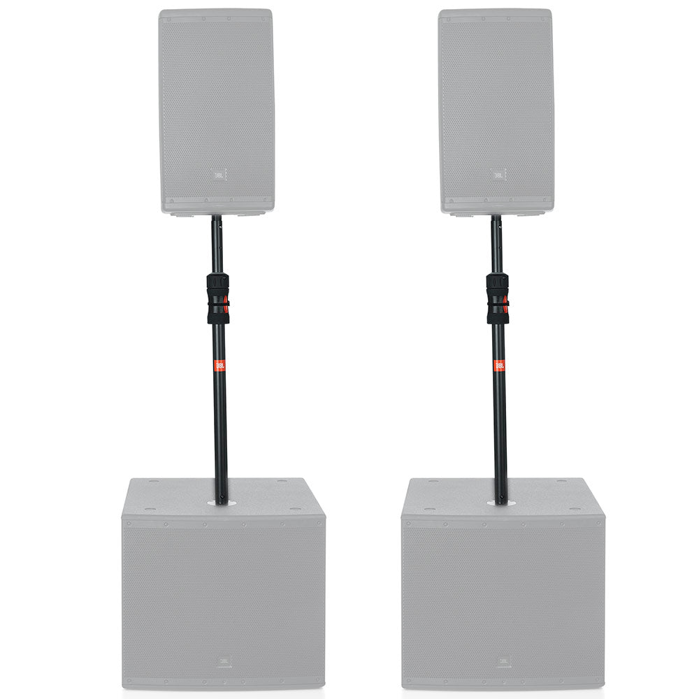 JBL SUBPOLEPROSET - Pair of Deluxe Gas Assist Subwoofer Poles with Carry Bag