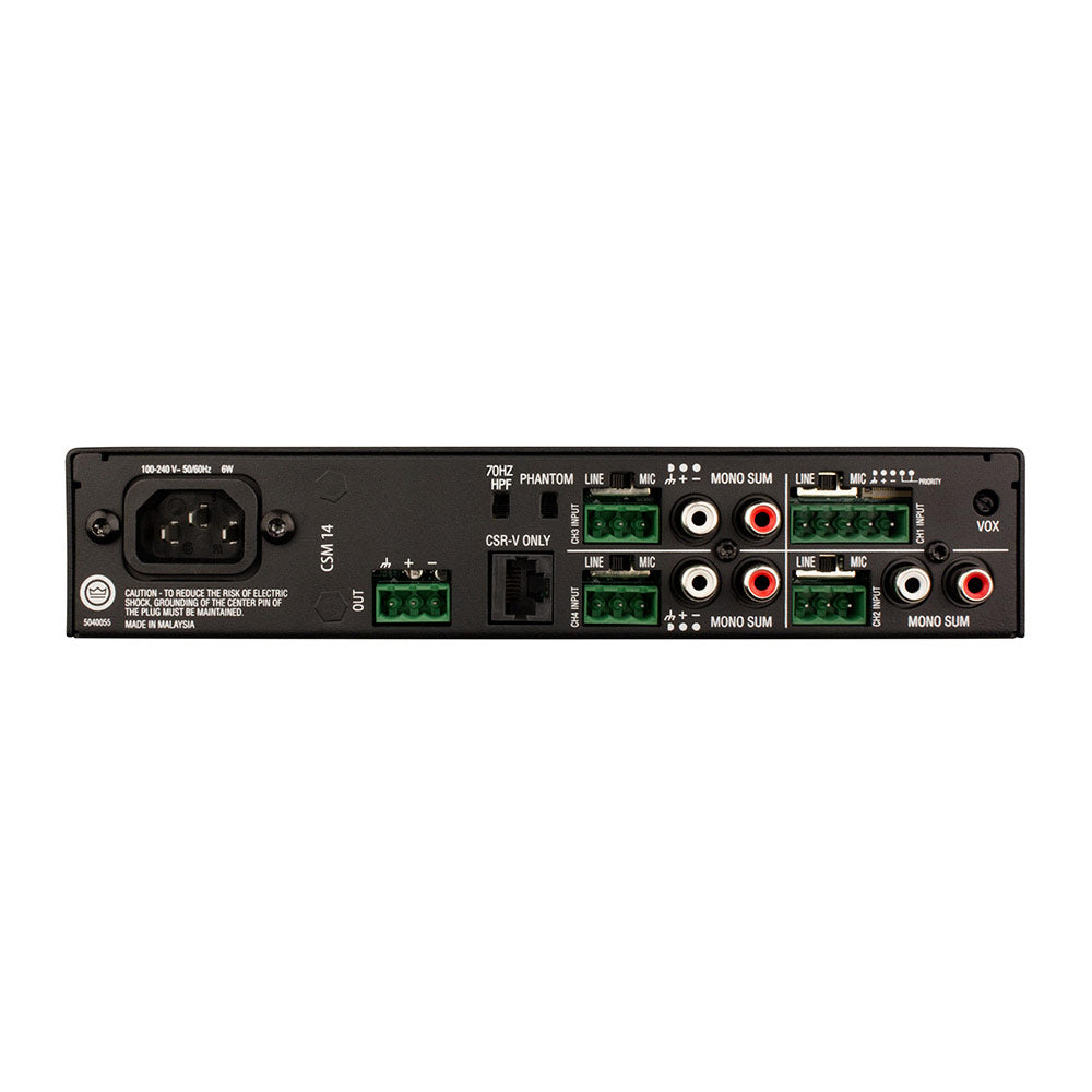 JBL CSM14 4-Input 1-Output 70/100V Installation Mixer