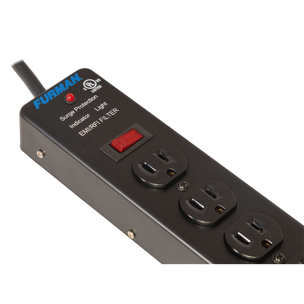Furman SS6 - Six-Outlet Power Strip with 15-Foot Cord