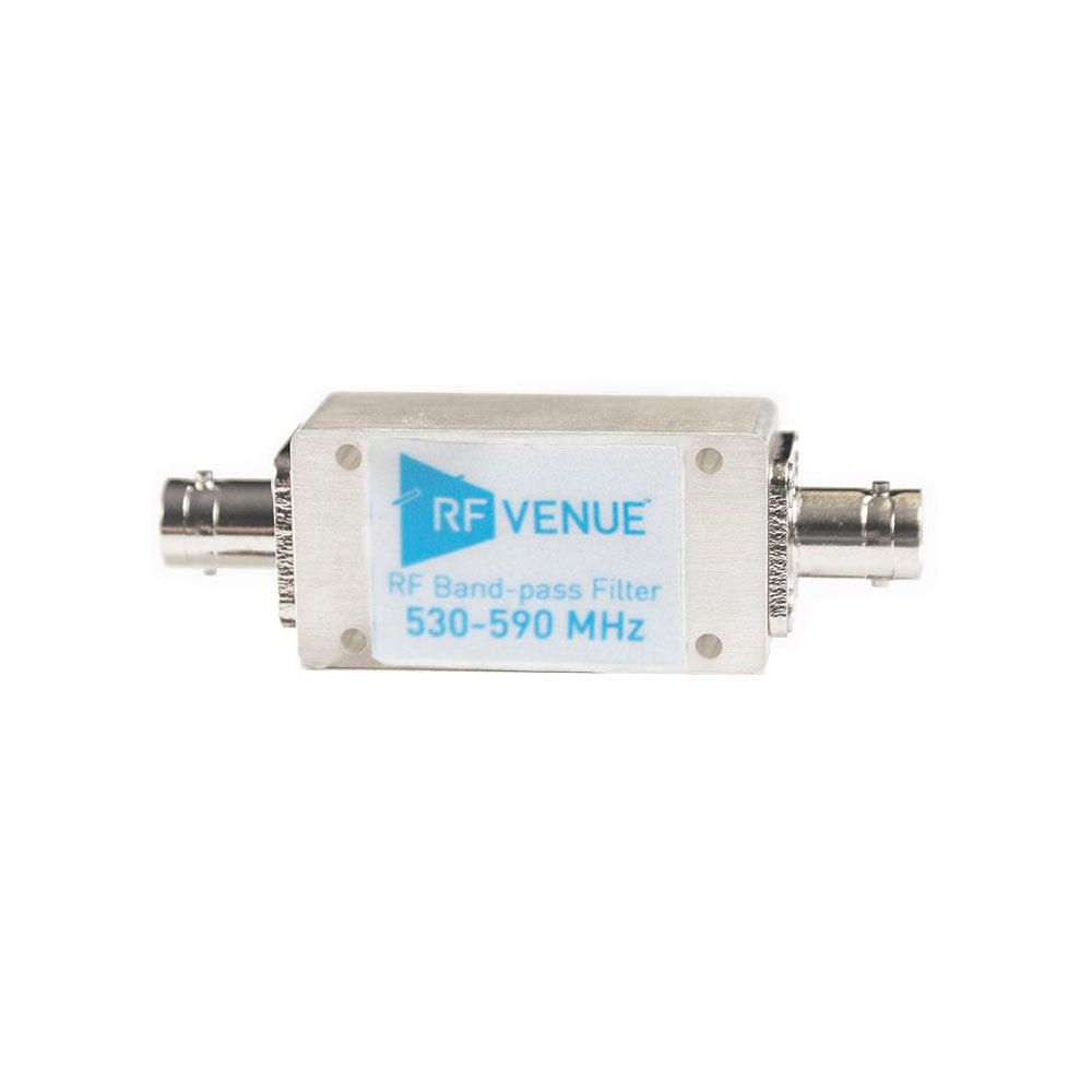 RF Venue BPF530T590 Inline Bandpass Filter (530-590 MHz)