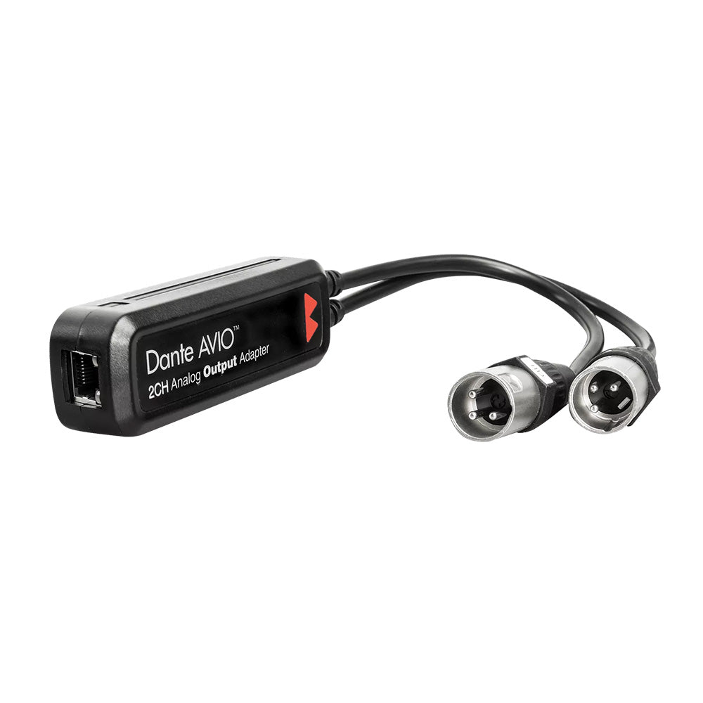 Listen Technologies LA-466 - Dante 2 Channel Output XLR Adapter for Stationary Transmitters