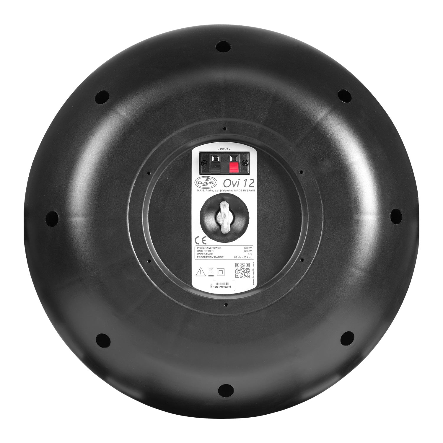 DAS OVI-12-IP54 - Two-Way 12-Inch Coaxial Full-Range Install Loudspeaker (Black)