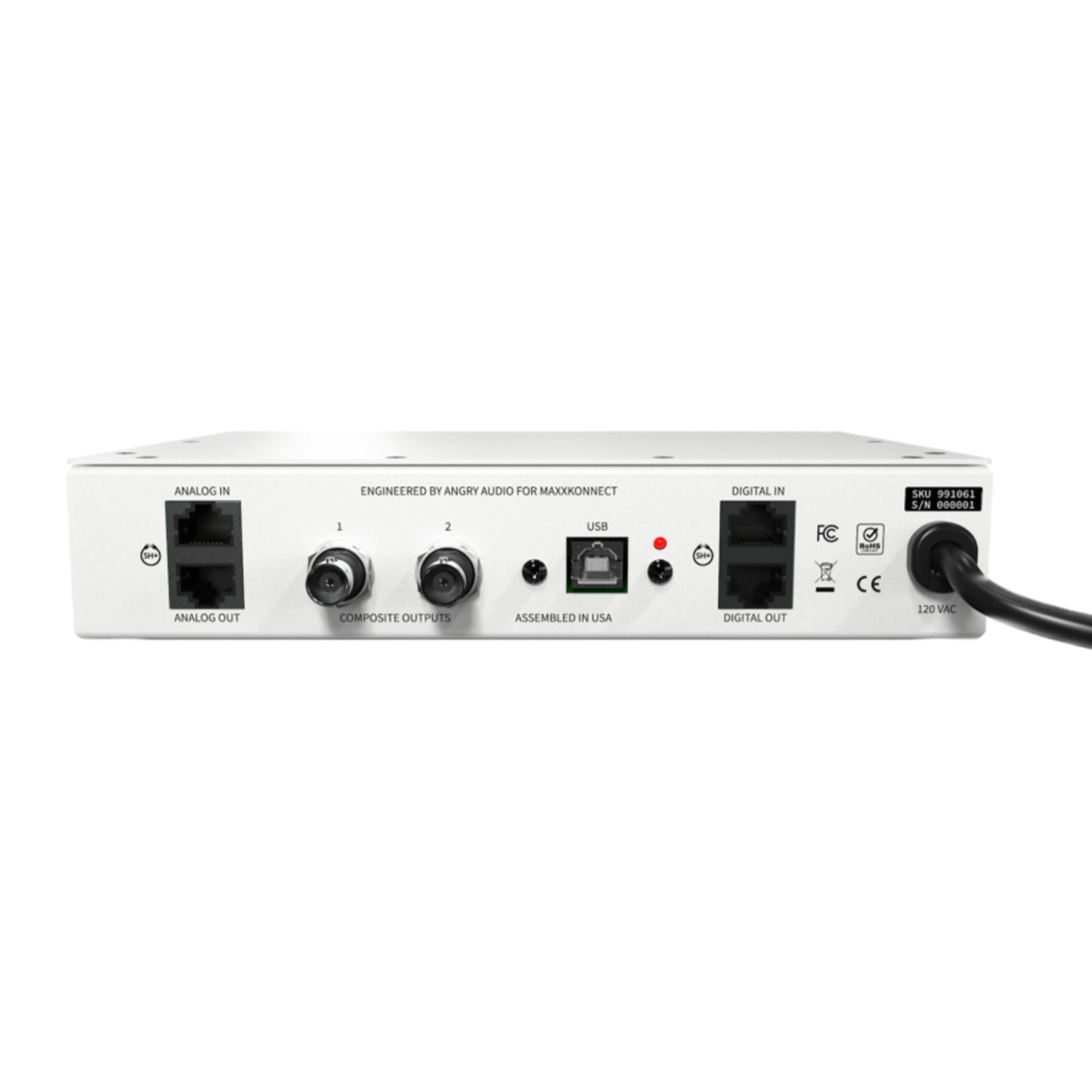Angry Audio MaxxKonnect U.192 - USB Audio Interface for Stereo Tool