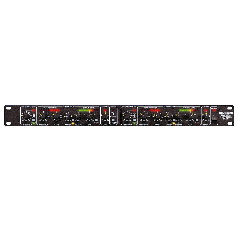 Drawmer DL241 Dual Channel Auto Compressor (TRS In/Out)