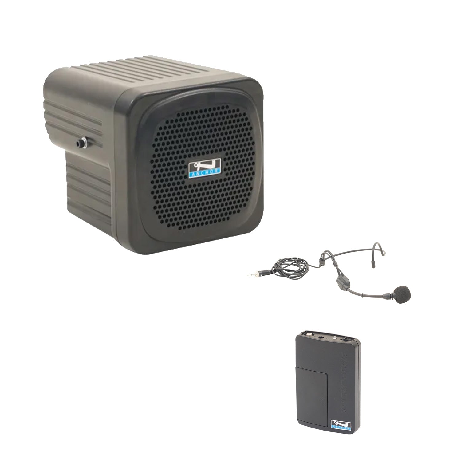 Anchor Audio AN-30BT - Portable PA Package with Wireless Headset Microphone