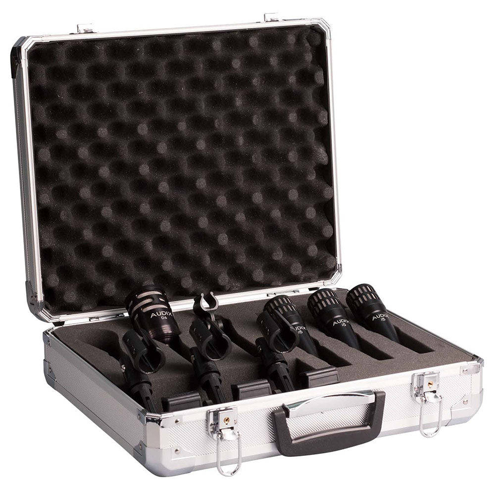 Audix DP4 4-Piece Drum Microphone (1 x D6 and 3 x i5)