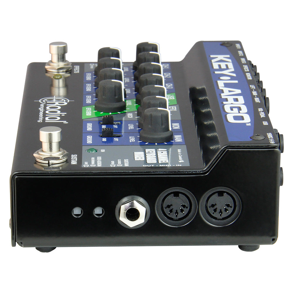 Radial Engineering Key-Largo - Compact Keyboard Mixer and DI