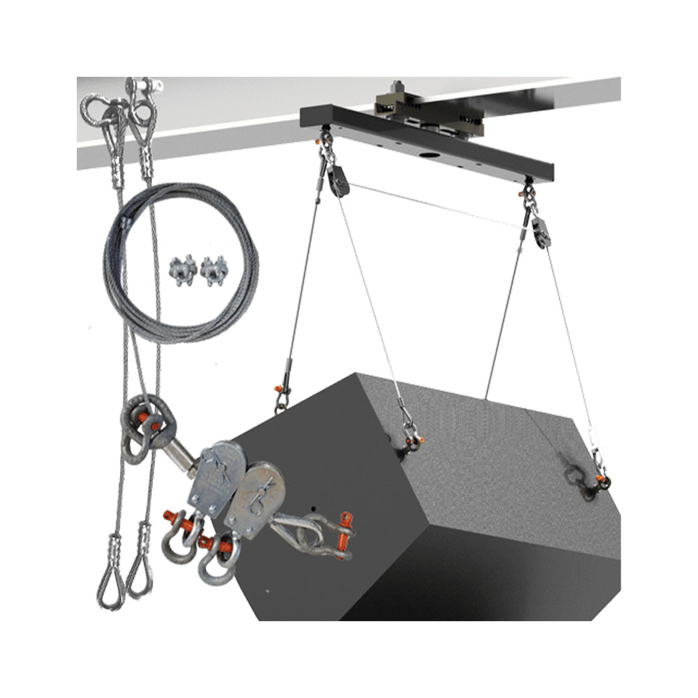 Adaptive Technologies TCK2-018 - Adjustable Double Tilt Rigging Cable Kit (18-Inch / Black)