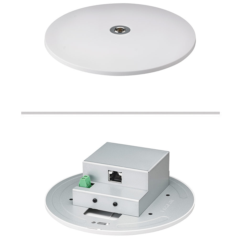 Audio-Technica ATND933aC Cardioid Condenser Hanging Microphone with Dante Network Output (Black)