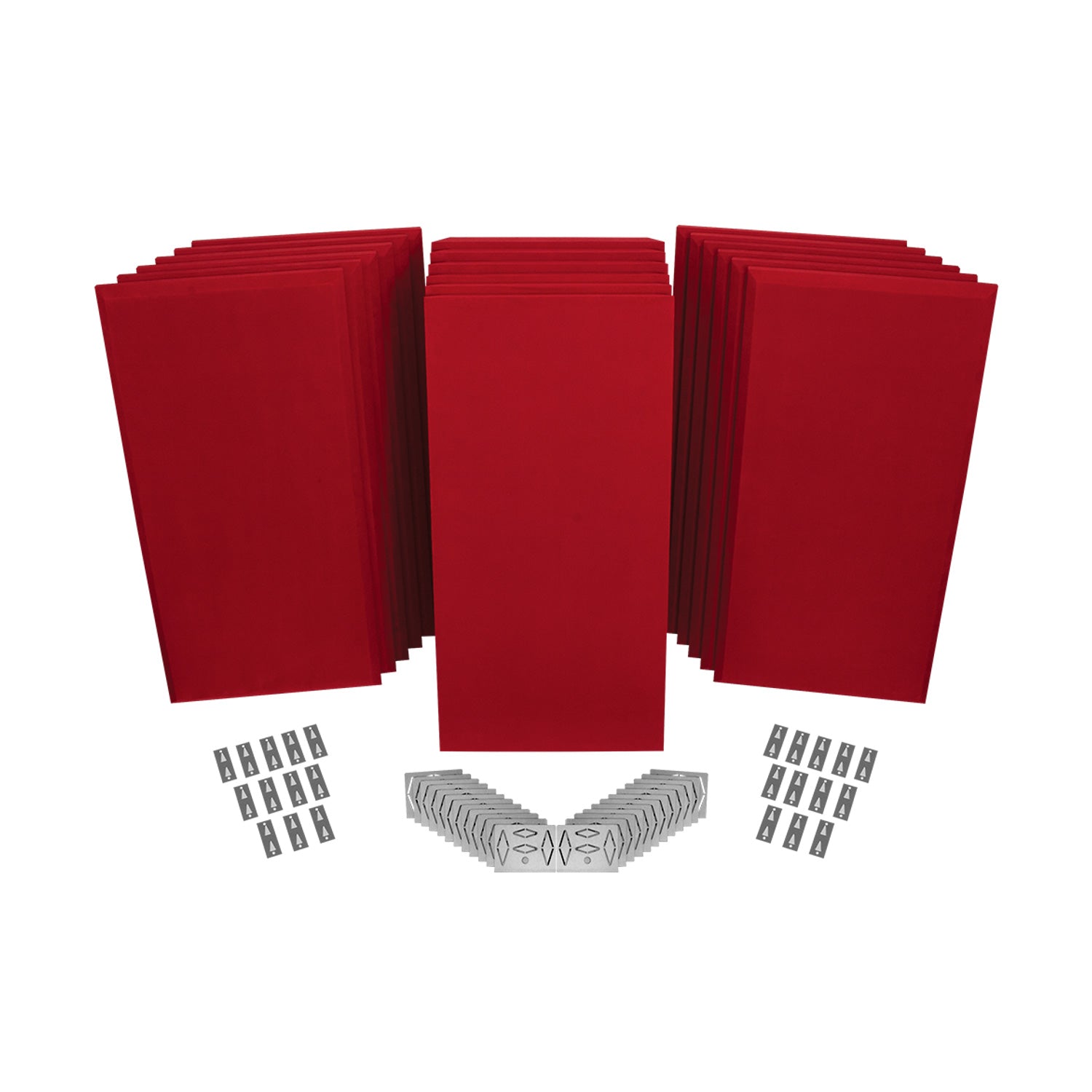 Auralex ProPanel ProKit-2 - Room Treatment Solution (SonoSuede Red)