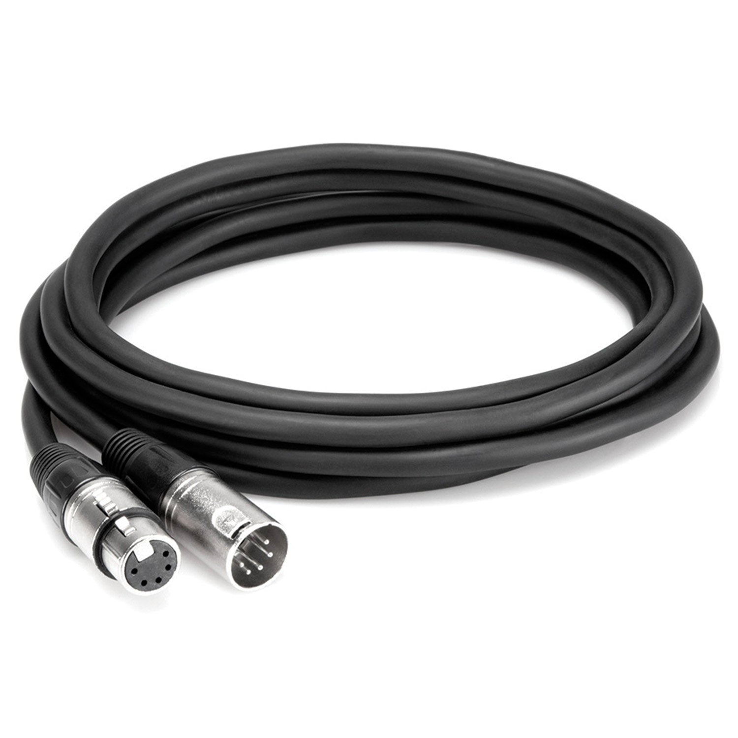 Hosa DMX-100 DMX512 Cable, XLR5M to XLR5F, 24 AWG X 4 OFC, 120-ohm Cable, 100 feet