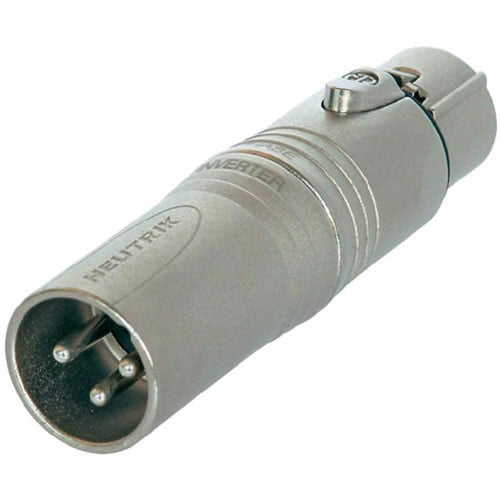 Neutrik NA3M5F 3-Pin XLR Male to 5-Pin XLR Female Adapter