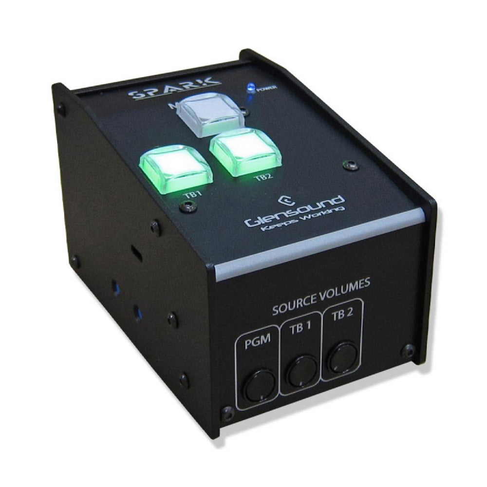 Glensound SPARK 2 - Sub Compact Single Dante User Commentary Unit with 2 Talkback Channels