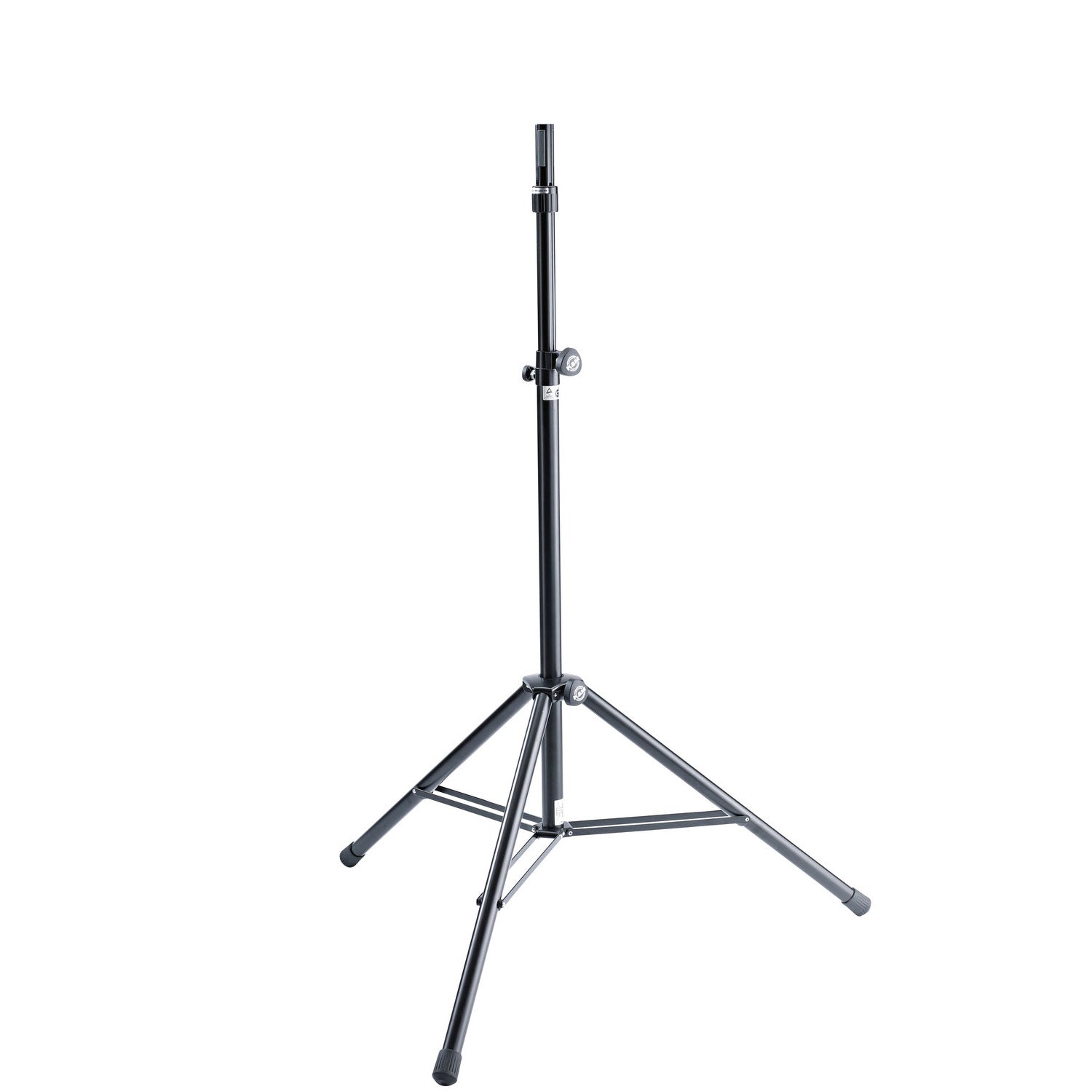 K + M 21467 Live Tripod Speaker Stand with Ring Lock (Black)