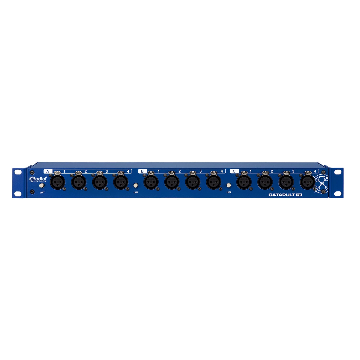 Radial Engineering Catapult Rack TX - 12-Channel Analog Audio Over Cat5 Sender