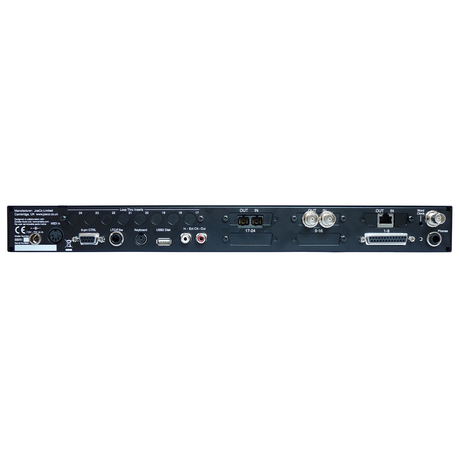 JoeCo BBR1MP - BlackBox 24-Track Digital Recorder with Breakout / MADI / Dante / Player Option Bundle