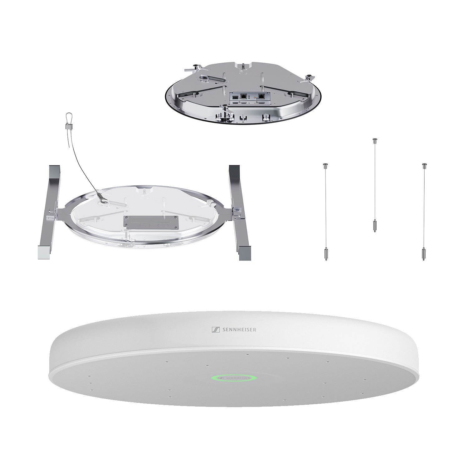 Sennheiser TCC M-F-W - TeamConnect Ceiling Medium Conferencing Array (White / Flush Mount)