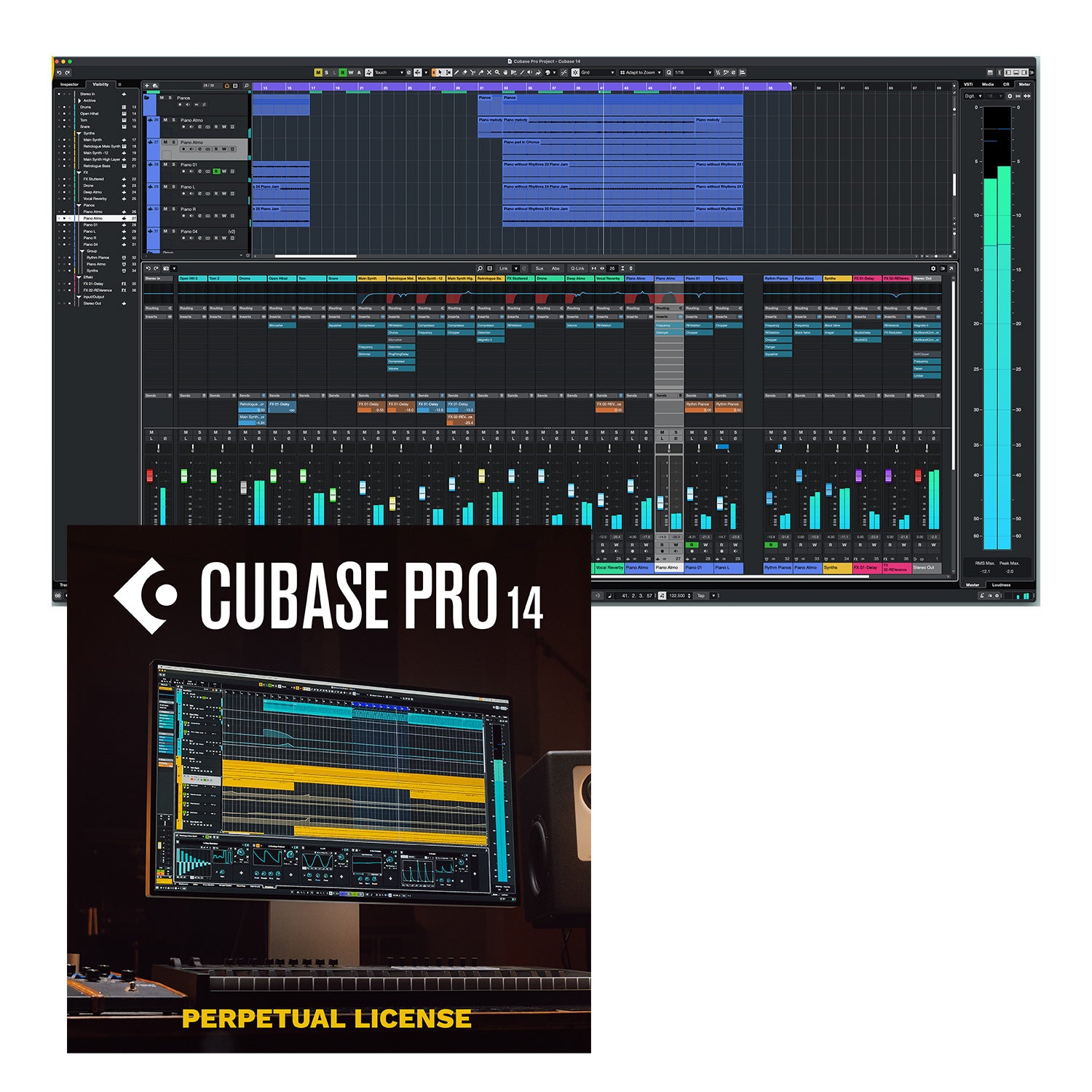 Steinberg Cubase Pro 14 - Music Production Software (Educational Multi Site License)