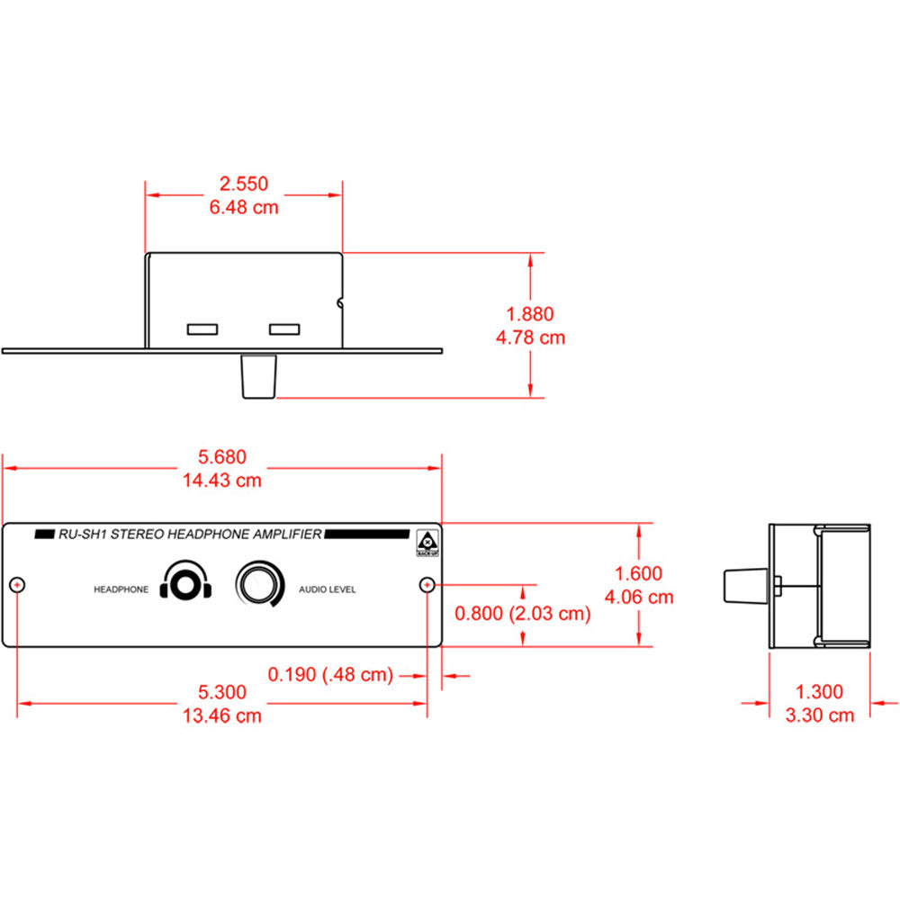 RDL RU-SH1 Stereo Headphone Amplifier