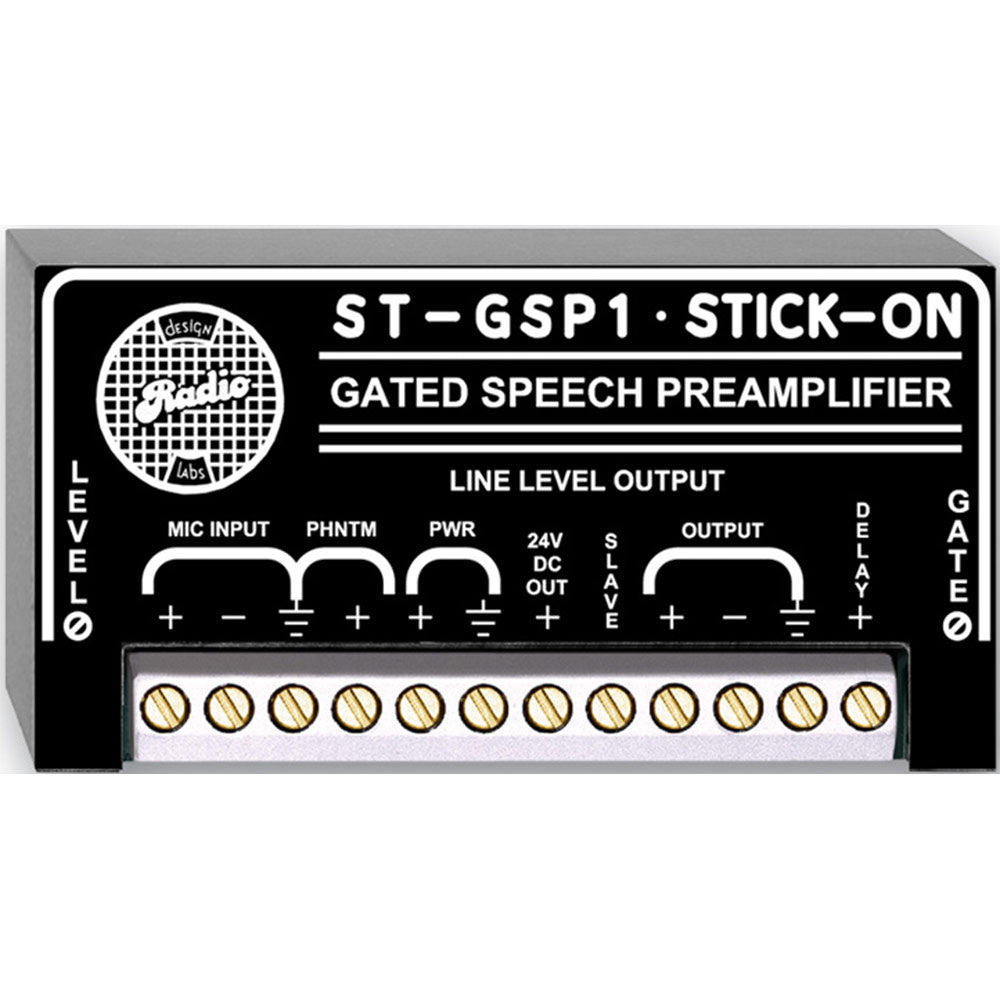 RDL ST-GSP1 Gated Speech Preamplifier - Mic to Line