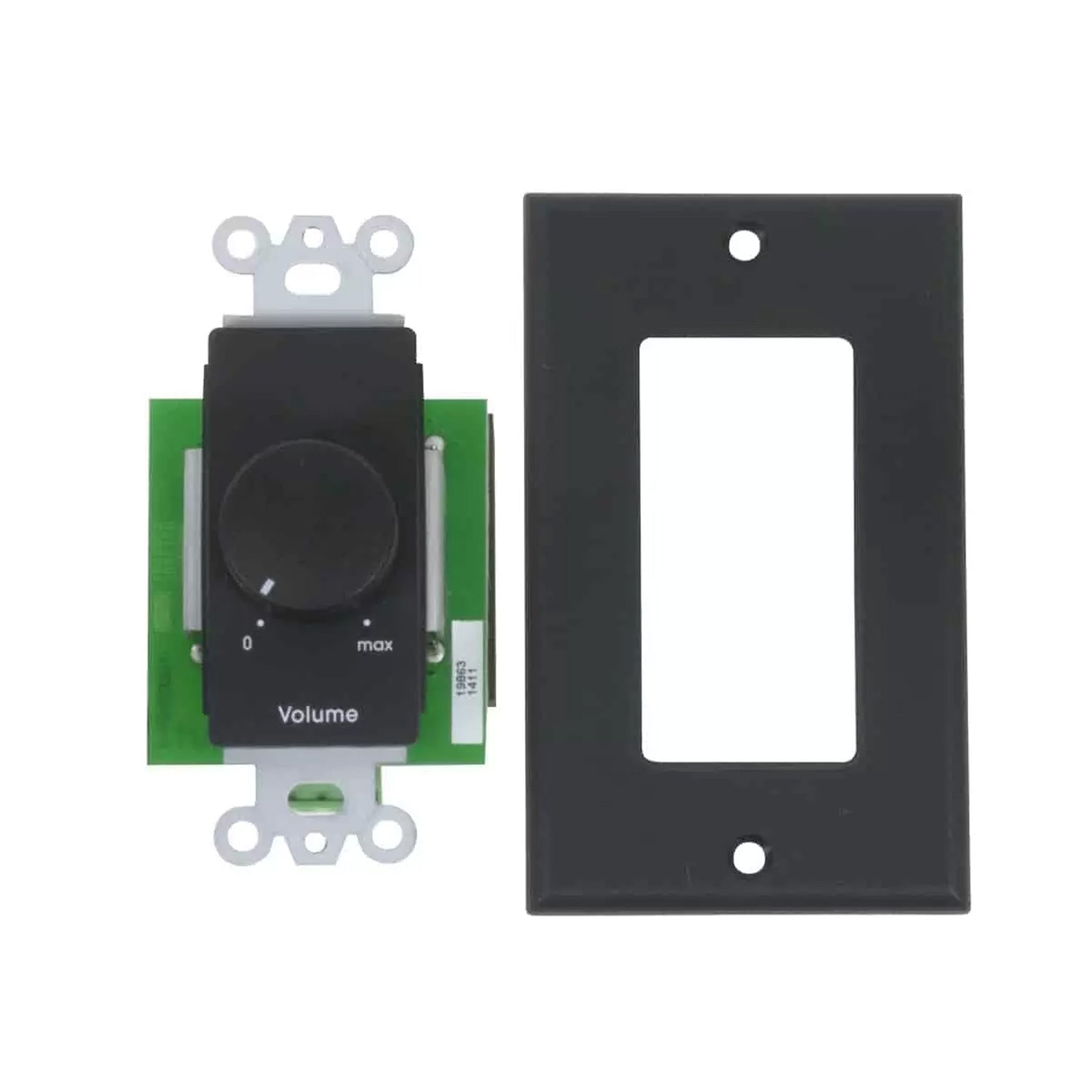 Lowell 200LVC-RMDB - 200W Mono Volume Control with Decora Plate (Black)