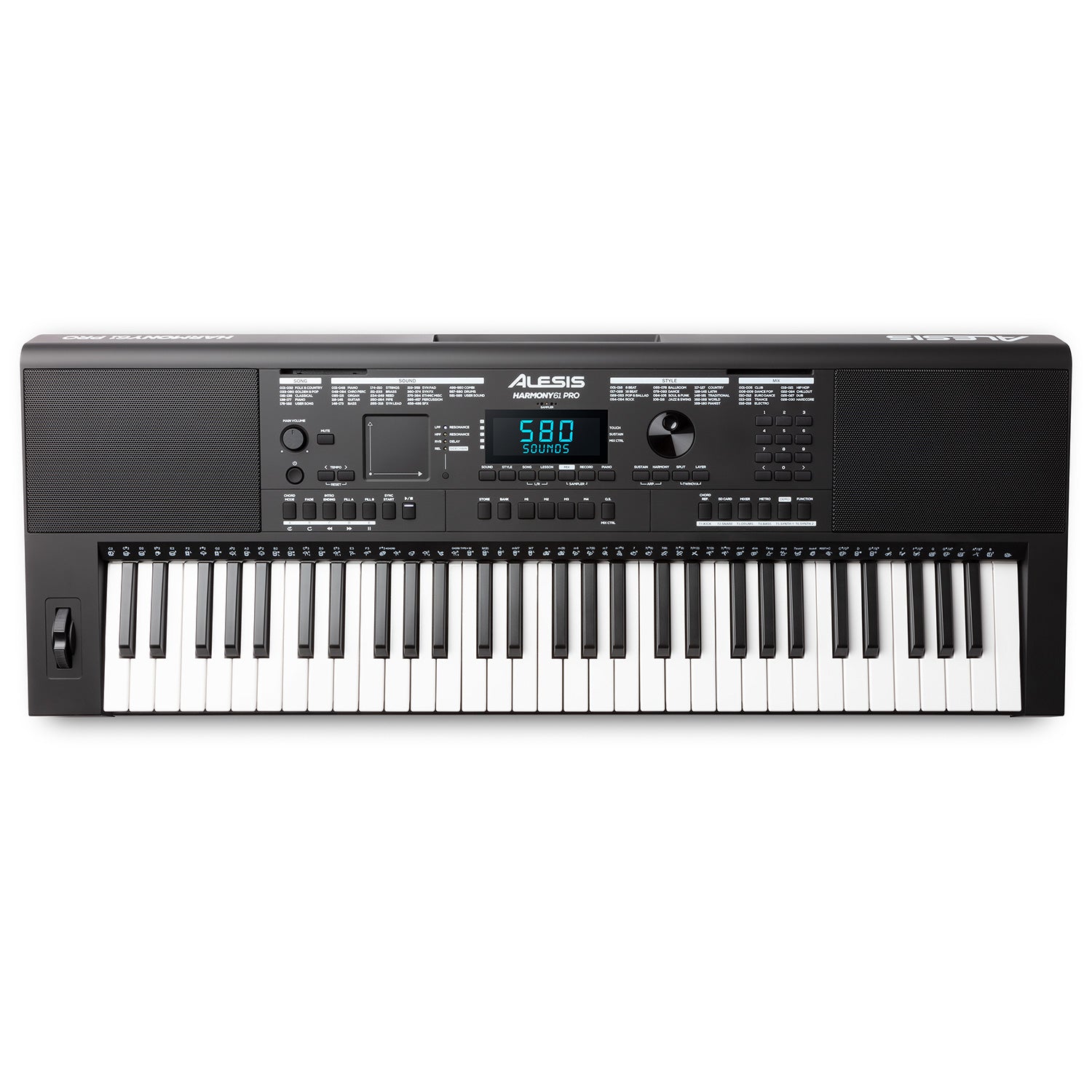 Alesis Harmony 61 Pro - 61-Key Portable Keyboard with Sampling and Speakers