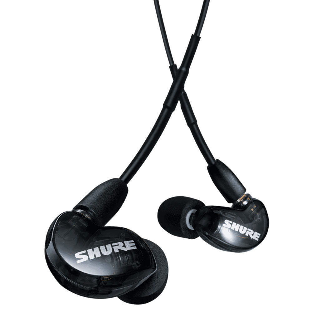 Shure SE215DY AIONIC 215 Sound Isolating Earphones with Universal Cable (Black)