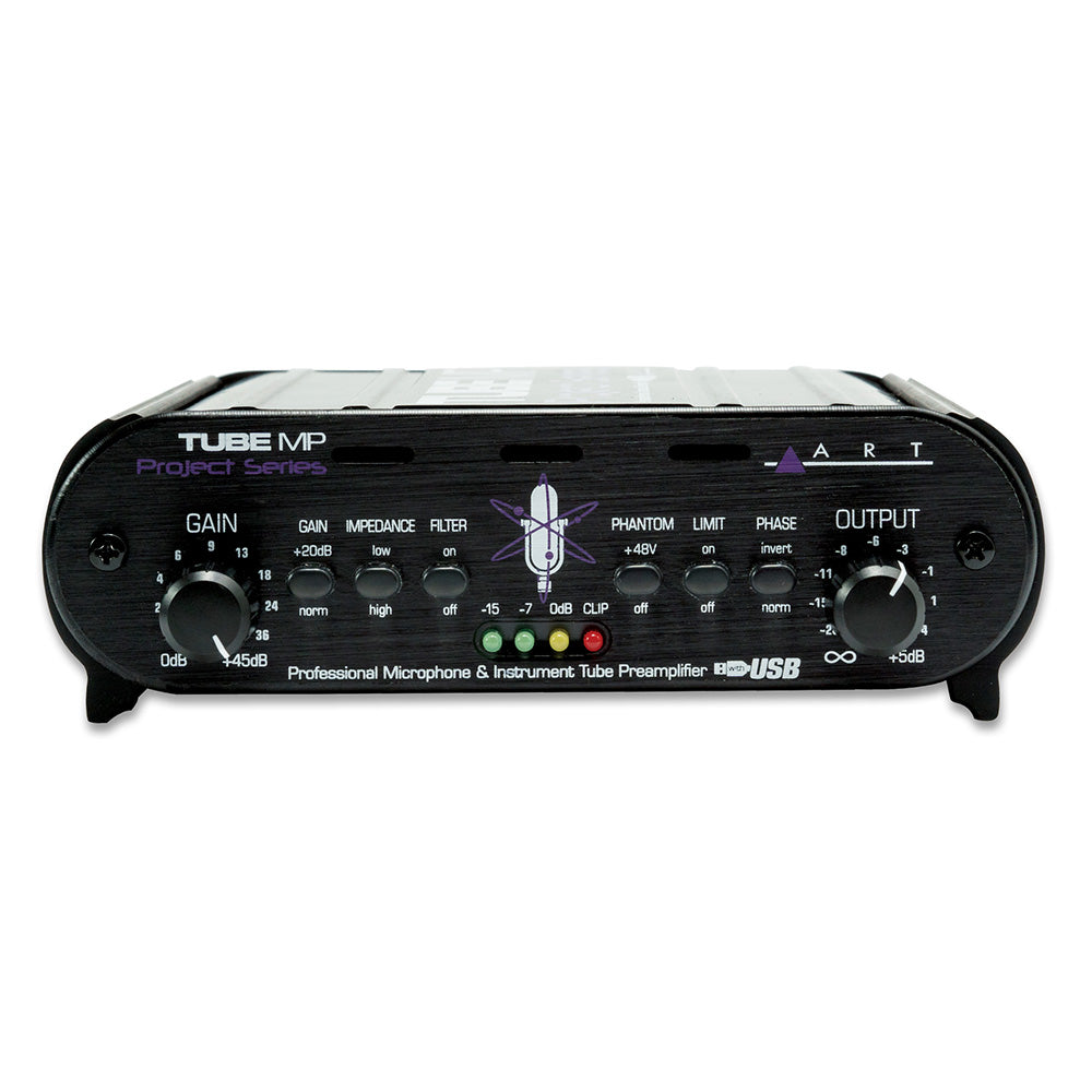 ART Tube MP USB - Single Channel Tube Microphone or Instrument Preamplifier with USB