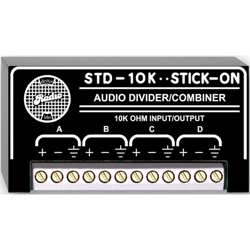 RDL STD-10K Stick-On Audio Divider/Combiner 10K Ohm