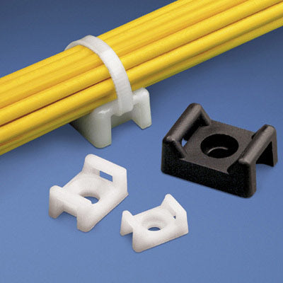 Panduit TM2S8-C .43" Width Cable Tie Mount - #8 Screw - Natural - 100 Pack