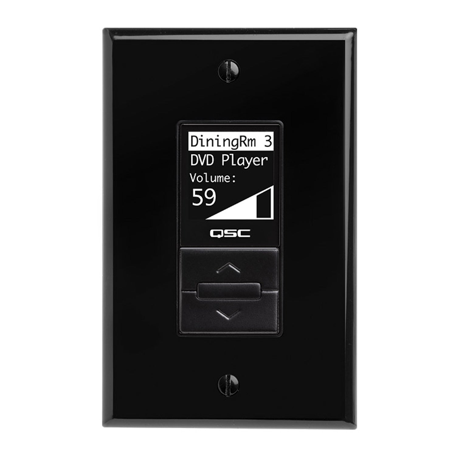 QSC MP-MFC-NA-BK - Wall-Mount Controller for MP-M Series Mixers (Black)